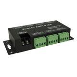 SPI Signal amplifier, 5 V, 12 V, 24 V DC, 1 input and 6 outputs, for digital pixel LED strips, CMOS compatible, TTL compatible