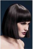 Smiffys R.H. Smith & Sons Wig Makers Ltd Bruine Pruik met boblijn en pony