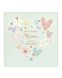 UK Greetings Verjaardagskaart voor mama - Amazing Design, Wit, 210x210mm