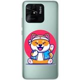 Xiaomi Redmi 10C Shiba ninja bedrukt siliconen hoesje