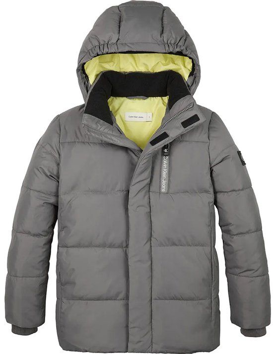Calvin Klein Jeans Essential Puffer Jas Grijs 14 Years Jongens