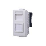 Bticino Matix CAT 5E UTP netwerkcontactdoos RJ45 wit