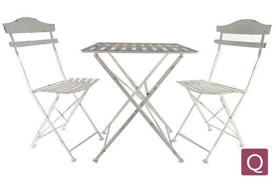 Decostar Bistroset Jody metaal wit