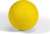 Spordas Megaform Foam Volleybal Geel 230 gram, Zacht Foam, Indoor