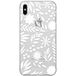 ERT GROUP mobiel telefoonhoesje voor Iphone XS Max origineel en officieel erkend Babaco patroon Flowers 023 optimaal aangepast aan de vorm van de mobiele telefoon, gedeeltelijk bedrukt