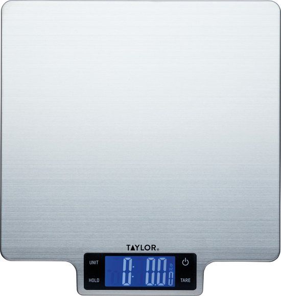 KitchenCraft Taylor Pro Digitale Keukenweegschaal - RVS - Zilver