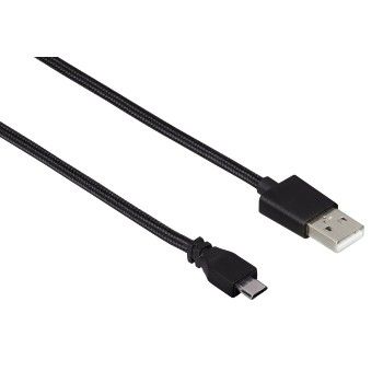 Hama USB-kabel zwart 1m