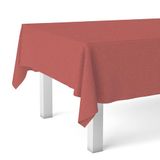 Martina Home Tafelkleed van tafelzeil, rood, 220 x 140 cm
