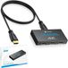 Splitter HDMI 1 entrée 3 sorties - 4K@30Hz - HDCP 1.4 - Boîtier métallique - Noir