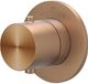 IVY Concord Symmetry Afbouwdeel voor Flow-Through Inbouwstopkraan met Rond Rozet - Geborsteld RVS316 - Mat Koper PVD