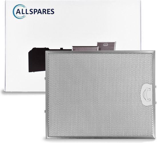 AllSpares Metaalfilter voor afzuigkap - Geschikt voor Atag en Etna - 288196 (352x284mm)