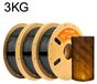 Hyper Speed filament PETG pour imprimantes 3D - translucide, ambre, 3 kg