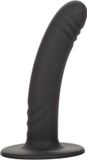 Calexotics Boundless Ridged Strap-on Anaal Plug met Zuignap - Siliconen - Zwart M