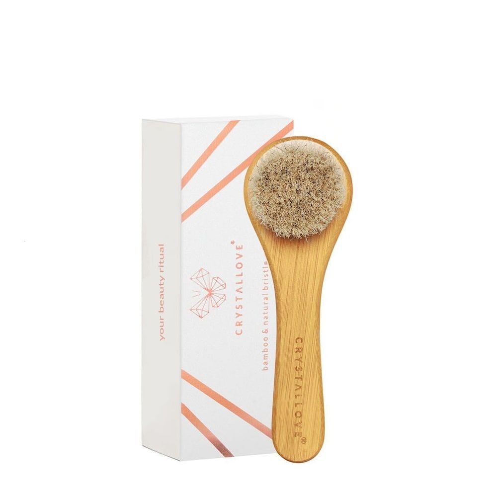 Crystallove Bamboo Face Brush - Gezichtsmassage