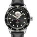 Swiss Military by Chrono Montre homme montre bracelet mouvement automatique bracelet en cuir acier inoxydable montre analogique homme argent SMA34106.15