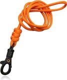 LGT JWLS Lookinggoodtoday Paracord 50cm met Handige Haak - Orange Black