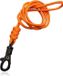 LGT JWLS Lookinggoodtoday Paracord 50cm met Handige Haak - Orange Black