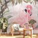 Flamants Roses Papier Peint Panoramique - 195 cm x 100 cm