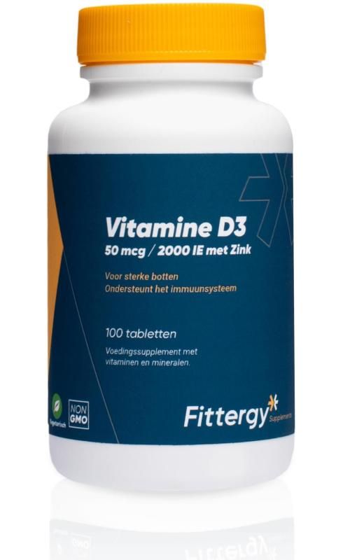 Vitamine D3 50 mcg + Zink 100tb