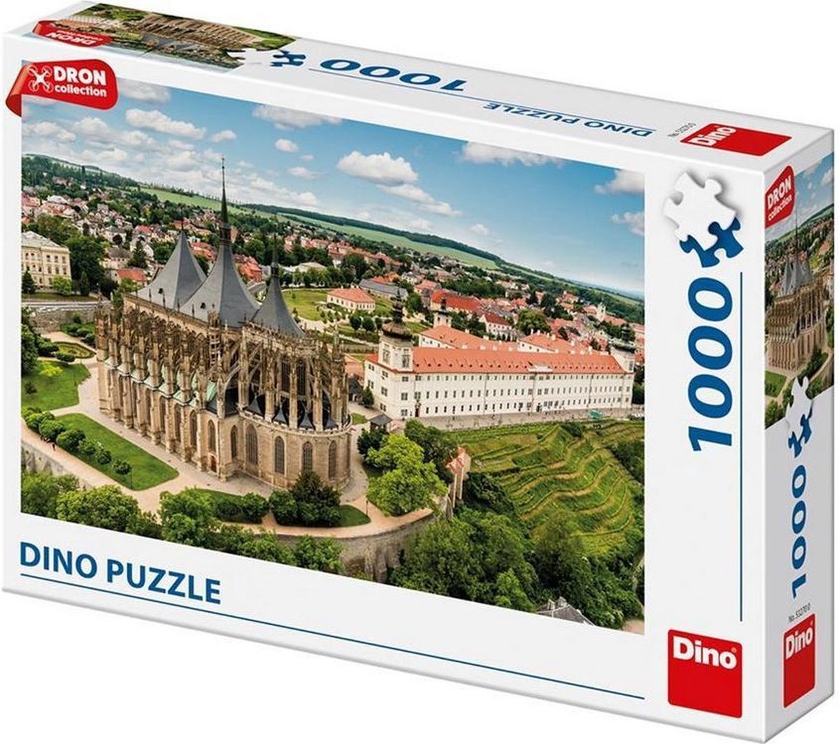 Dino Toys Dino Drone Puzzel Kutná Hora (Kathedraal van St. Barbara) 1000 stukjes