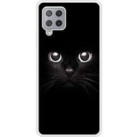 Samsung Galaxy A42 Yeux de chat Verstevigd hoesje met sublimatie bedrukking