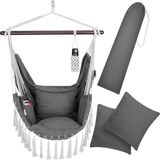 Detex Hangstoel Bohemian XL Antraciet