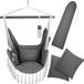 Detex Hangstoel Bohemian XL Antraciet