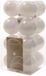 Decoris Elegant Christmas Kerstballen Wit 4 cm 16 stuks