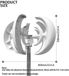 Corvance BV 3000W Turbine éolienne verticale