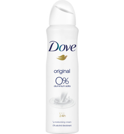 Dove Deodorant spray original 0% 150ML