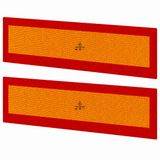 AutoXtreme ECE-70 Reflectorsticker – Set van 2 – 565x195mm – Permanent Zelfklevend – E8-gecertificeerd – Vrachtwagen & Caravan