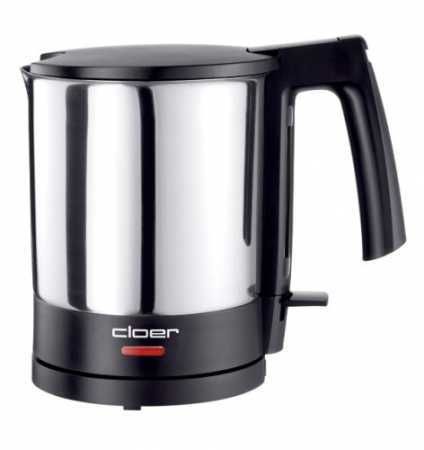 Cloer 4710 Waterkoker - 1.5L - 1800W - Zwart/RVS
