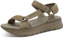 Tamaris - Dames - Plateau sandalen - Groen - Maat 39