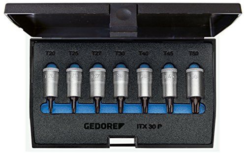 Gedore ITX 30 PM schroevendraaierset 3/8" 7-TLG binnen-TORX T20-50
