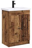 Meuble de salle de bain en bois ancien 78,5 x 37,5 x 81 cm Bois traité