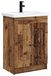 Meuble de salle de bain en bois ancien 78,5 x 37,5 x 81 cm Bois traité