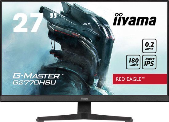 iiyama G-Master G2770QSU-B6 Red Eagle - 27 inch Full HD 180Hz IPS Monitor