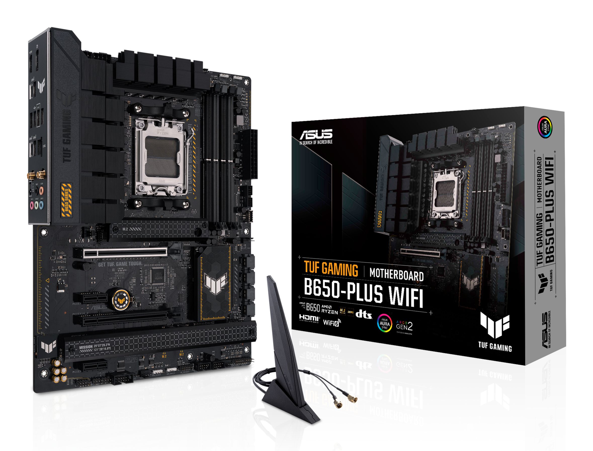 ASUS TUF GAMING B650-PLUS WIFI - AMD B650 Motherboard - Socket AM5 - ATX