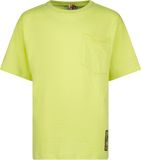 Vingino Hild Jongens T-shirt Korte mouw Katoen Soft Neon Lime Maat 164