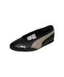 PUMA Catch Soleil Ballerina Topcat Dames Sneakers - PUMA Black-Toasted Almond-PUMA Gold