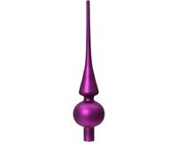 Decoris Piek - paars - 26 cm - glas - mat