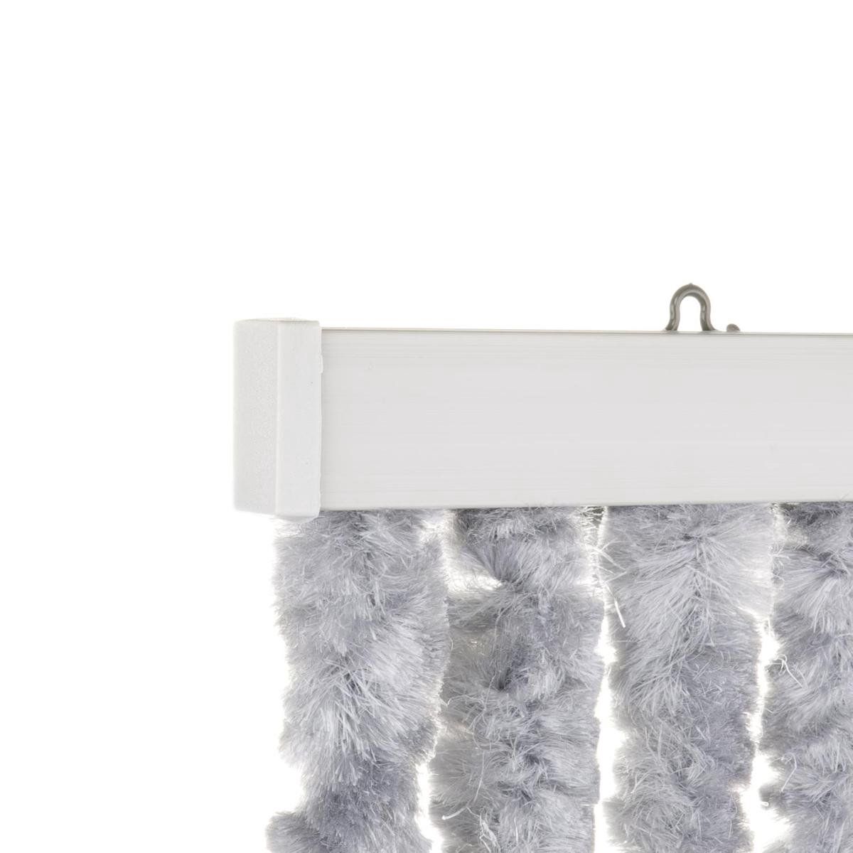 Chenille Travellife Chenille Deurgordijn - Grijs - 185 x 56 cm