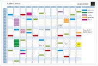 Exacompta Magnetische jaarplanning - Franse teksten - Wit - 56150E