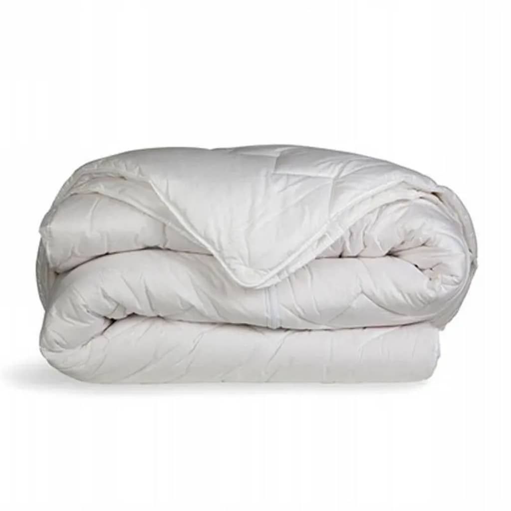 Snoozing Rhodos 4-seizoenen partnerdekbed - Katoen - Wit - 200x200 cm