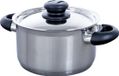 BK Karaat+ Kookpan - 180 mm - 2,1 liter - Zilver