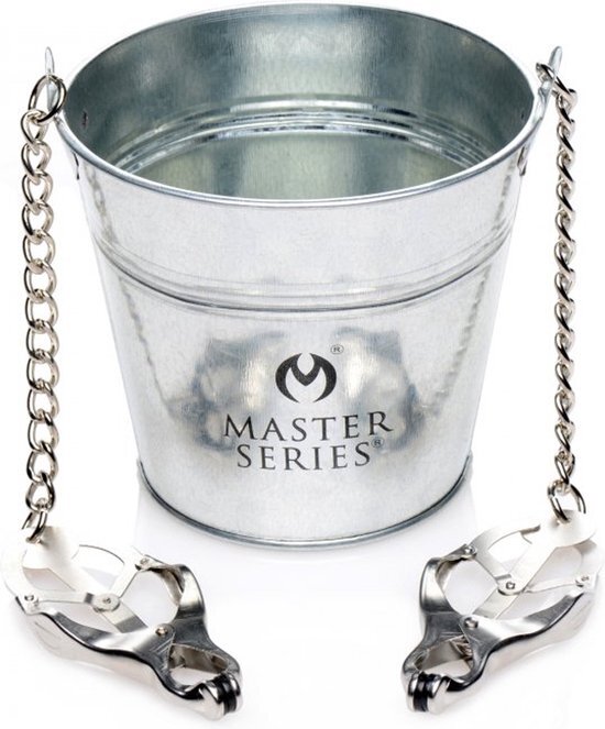 Master Series Slave Bucket Met Tepel-/Schaamlipklemmen