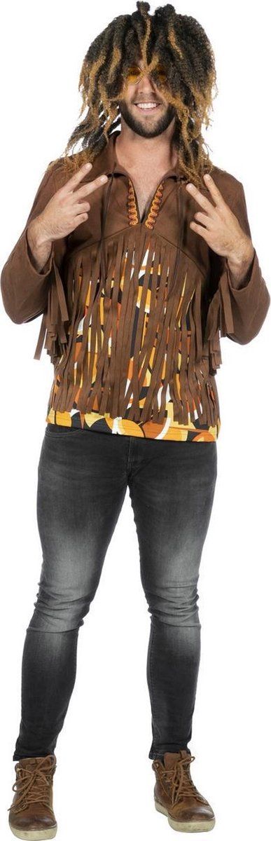 Wilbers Hippy Dude multicolor - Bruin - Polyester - 8720059002344