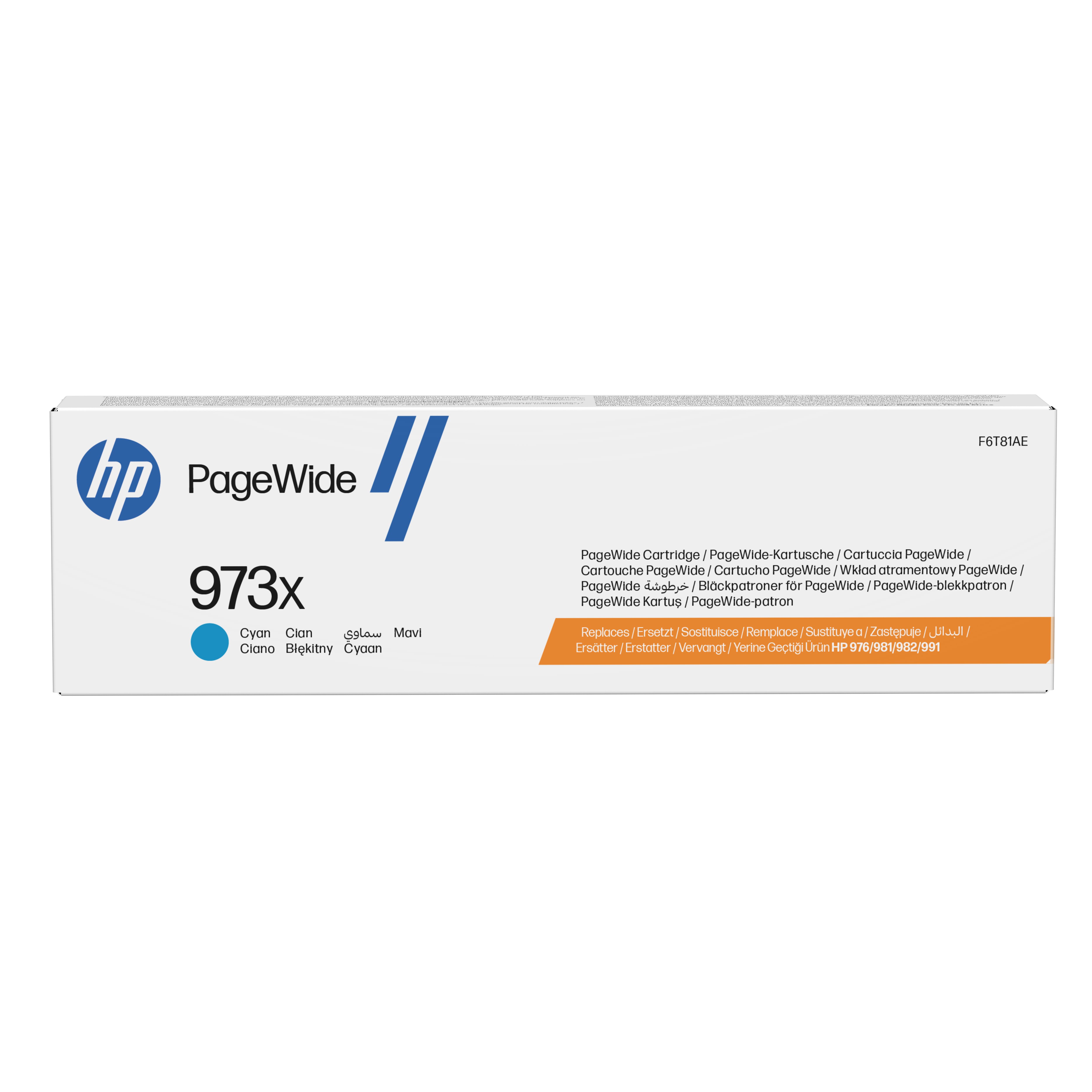 HP 973X Cyaan Inktcartridge - Origineel - High Capacity - F6T81AE