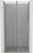Mexen Velar porte coulissante de douche 100 cm, transparent, nickel brossé