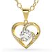SERASAR Zilveren Damesketting [Emotion] - Goud - 18-Karaats Gouden Sieraden